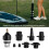 yuejuhe SUP Pump Adaptor Converter, Paddle Board Pump Adaptor with 4 6