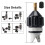 yuejuhe SUP Pump Adaptor Converter, Paddle Board Pump Adaptor with 4 2