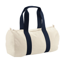 (One Size, Natural/French Navy) Westford Mill EarthAware Organic Duffle Bag