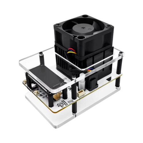 NMAxe Gamma BTC Solo Lottery Miner per Computer Ottimizzato con ASIC BM1370 1.2TH/S Open-Source con Supporto USB- Spina UE