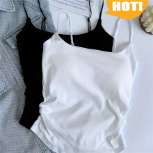 (Mix Set A, 2 Pieces, Asian One-size) Hemdtopjes voor dames, effen kleur, ruchesontwerp met ingebouwde bh, stretch nylonmix