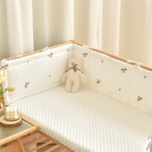 (160×28cm, G02) Breathable Airwrap Cot Bumper & Toddler Bed Guard Set, Headboard Padded Adjustable Baby, Cot Side Cushions, Cot Rail