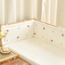 (120×28cm, G01) Breathable Airwrap Cot Bumper & Toddler Bed Guard Set, Headboard Padded Adjustable Baby, Cot Side Cushions, Cot Rail
