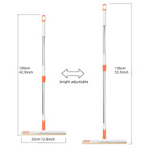 53" Stainless Steel Pet Hair Remover Rake - Long Handle Carpet Brush for Dog Hair, Double-Sided