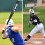 34 Inch Baseball Bat Aluminum Baseball Bat Smooth Surface Rubber 5