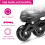 ERNAN Inline Skates,Adjustable Light up Kids Inline Skates, for Boys 3