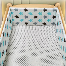 (250*30CM, N11) Breathable Crib Bed Liner Bumper Adjustable Baby Cot Bumper Set Cot Liner Airwrap Cot Bumper Protect All Round Crib Rail