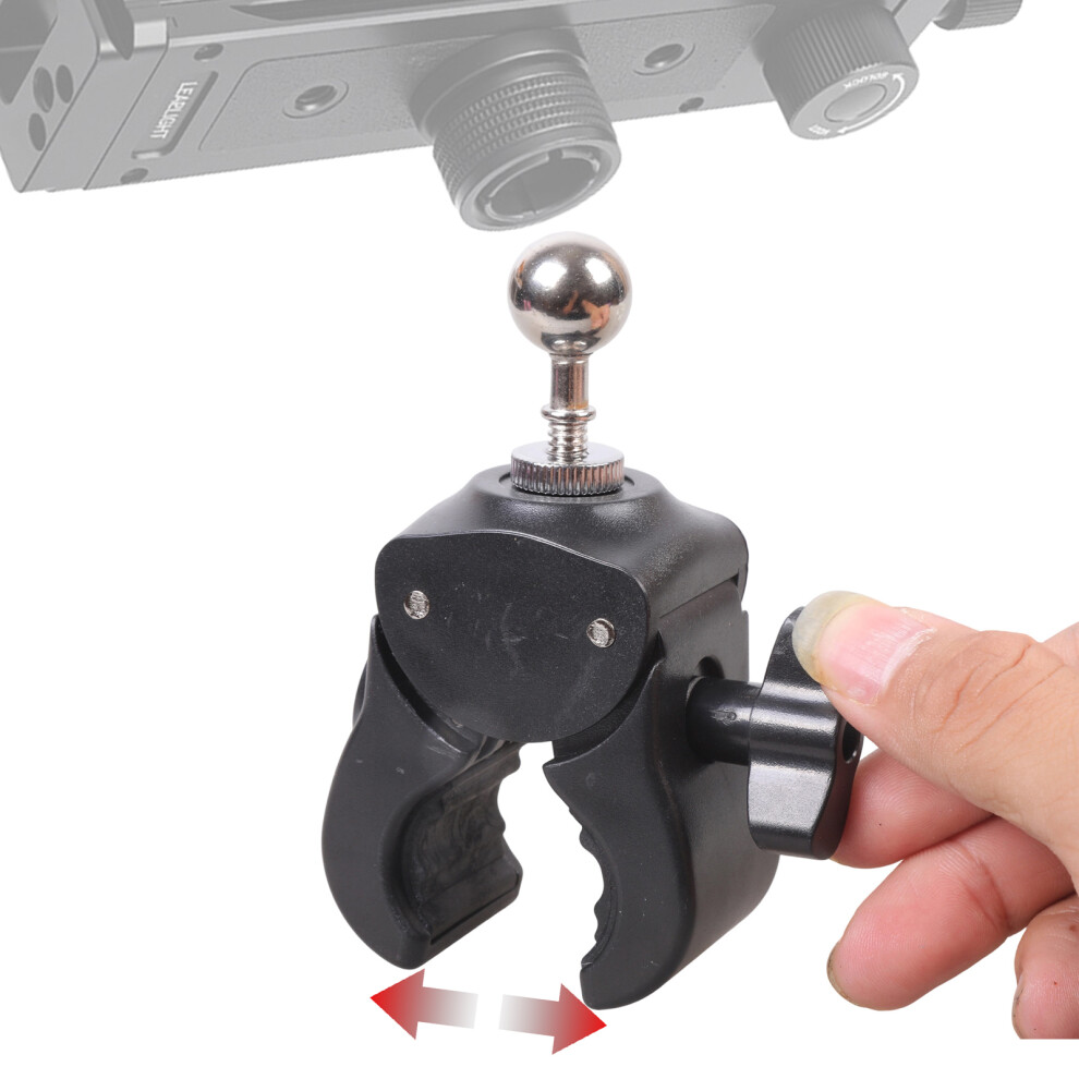 Motorcycle Bike Mount For Double Socket Arm Action Camera Bracket 17Mm Ball Head 7695001233477