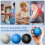 FitBeast Grip Strength Trainer, Finger Exerciser, Stress Balls for 5