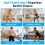 2Pcs Ropeless Battle Rope with Adjustable Weights,New Upgrade 2