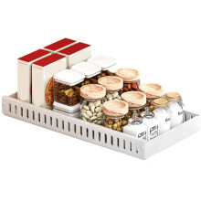 Organisateur de Casseroles et Poêles Coulissant, Support pour Couvercles, Étagère à Épices, Organisateur de Vaisselle, Multifonctionnel B