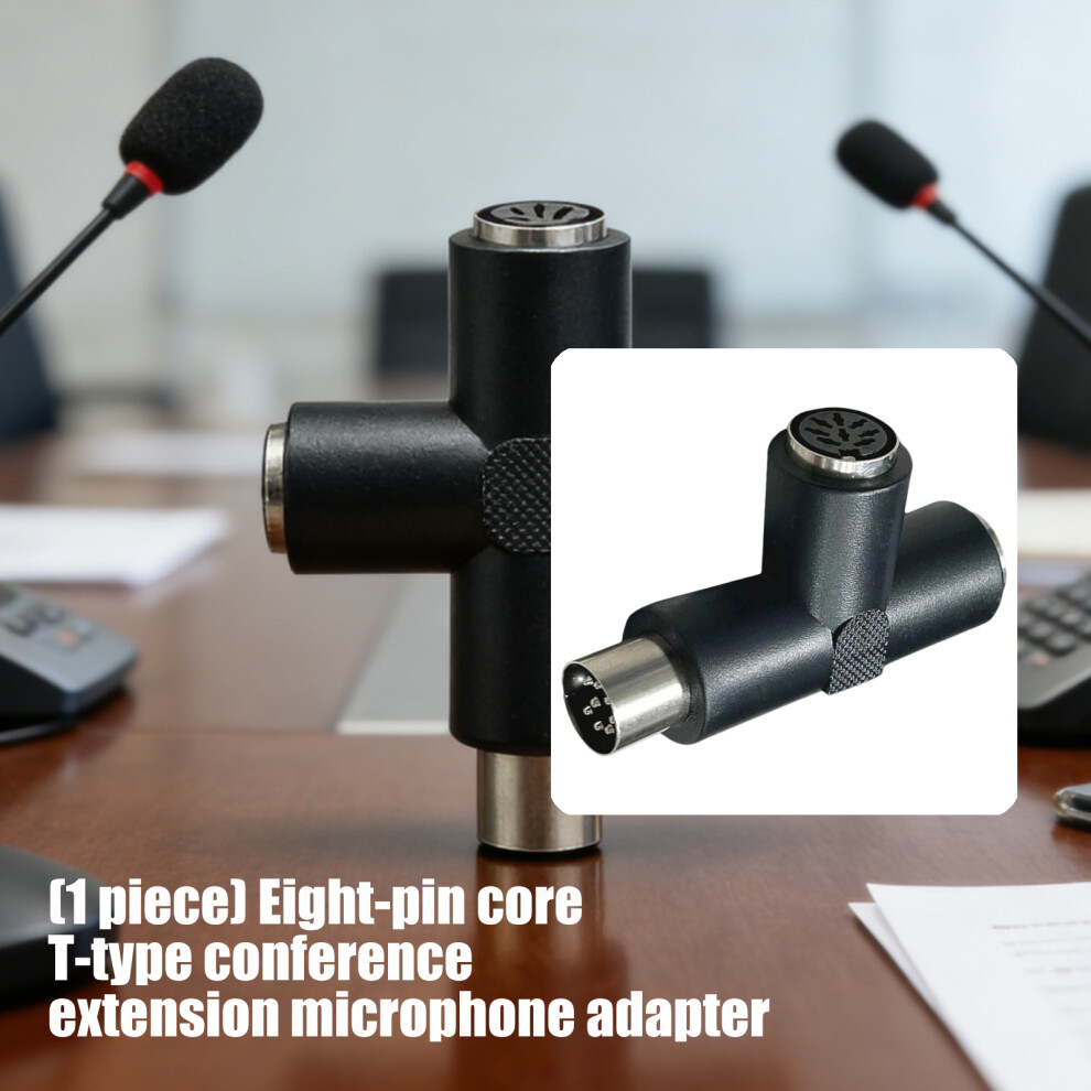 Micsrophone Converters 8Pin Mics Plug Extension Head For Reliable Signal Transfer 7695001215022