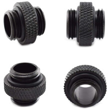 20-Pack G1/4 Inch 5mm Male to Male Connector with Sealed O-Ring for PC Water Cooling Systems Extender Fitting