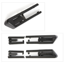 2X Right Front Car Rail Trim Cover Sliding Track Bonnet for 5 Series F10 2010-2013 7 Series F02 2009-2013