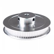 2GT 80T Pulley Synchronous Wheel 5mm Bore GT2 Timing Belt Pulley 80 Teeth 6mm Width Belt for Voron 2.4 3D Printer Silver