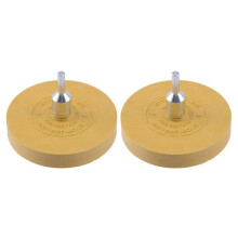 2X Car Decal Remover Pneumatic Rubber Remover Wheel Film Glue Removal Eraser Scraper Plate Paint Cleaner Polishing Tool