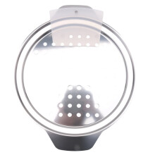 Stainless Steel Spaetzle Maker Lid with Scraper Traditional German Egg Noodle Maker Pan Pot Spaghetti Strainer