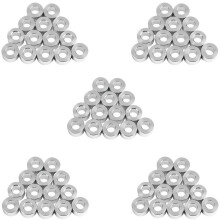 50X Aluminium SäUle Eben Gasket Buchse 6mm Aluminium Buchse Aluminium Barrier 3D Drucker Zubehör für