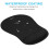 TeckNet TECKNET Mouse Mat Wrist Support, Mouse Pad with Memory Foam, Black 4