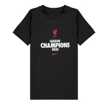 (9-10 Years, Black/Red) Liverpool FC Childrens/Kids Graphic Print Cotton Regular T-Shirt