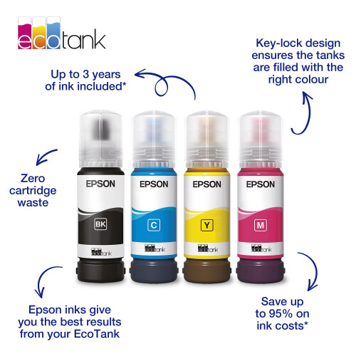 Epson Epson EcoTank 104 Genuine Multipack Ink Bottles 2