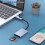 BENFEI SD 4.0 Card Reader, USB-C/USB-A 2-in-1 Memory Card Reader, for SDXC, SDHC, SD, MMC, RS-MMC, Micro SDXC, Micro SD, Micro SDHC Card, UHS-II, and 2