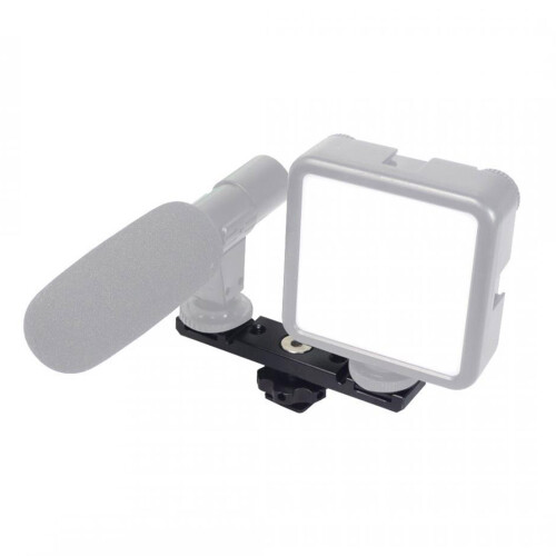 Camera Vlog Video Light Bracket Stand Extension Bar Cold Shoe Mount Adapter