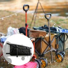 Durable Folding Cart Side Container Perfect For Gatherings Tailgating And Parties
