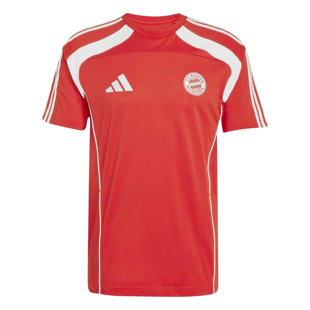 Puma (M, /White) Unisex Adult Fc Bayern Munich T-Shirt Red