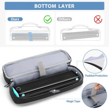 Black Printer Accessories Holder With Spacious Compartments For Printers Storage