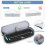 Black Printer Accessories Holder With Spacious Compartments For Printers Storage 1