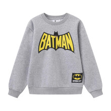 (13 Years, Black/Yellow) Batman Childrens/Kids Crew Neck Sweatshirt