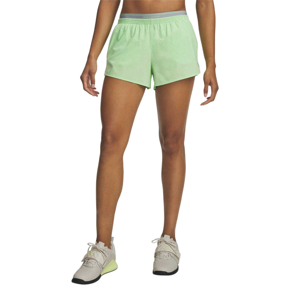 Under Armour (10 Uk S, Lime) Womens/Ladies Vanish Running Shorts