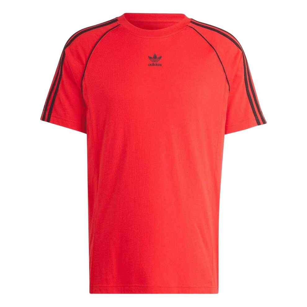 Adidas (Xs, Red) Mens Originals Trefoil T-Shirt