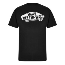 (M, Black/White) Vans Mens The Wall Board Cotton T-Shirt