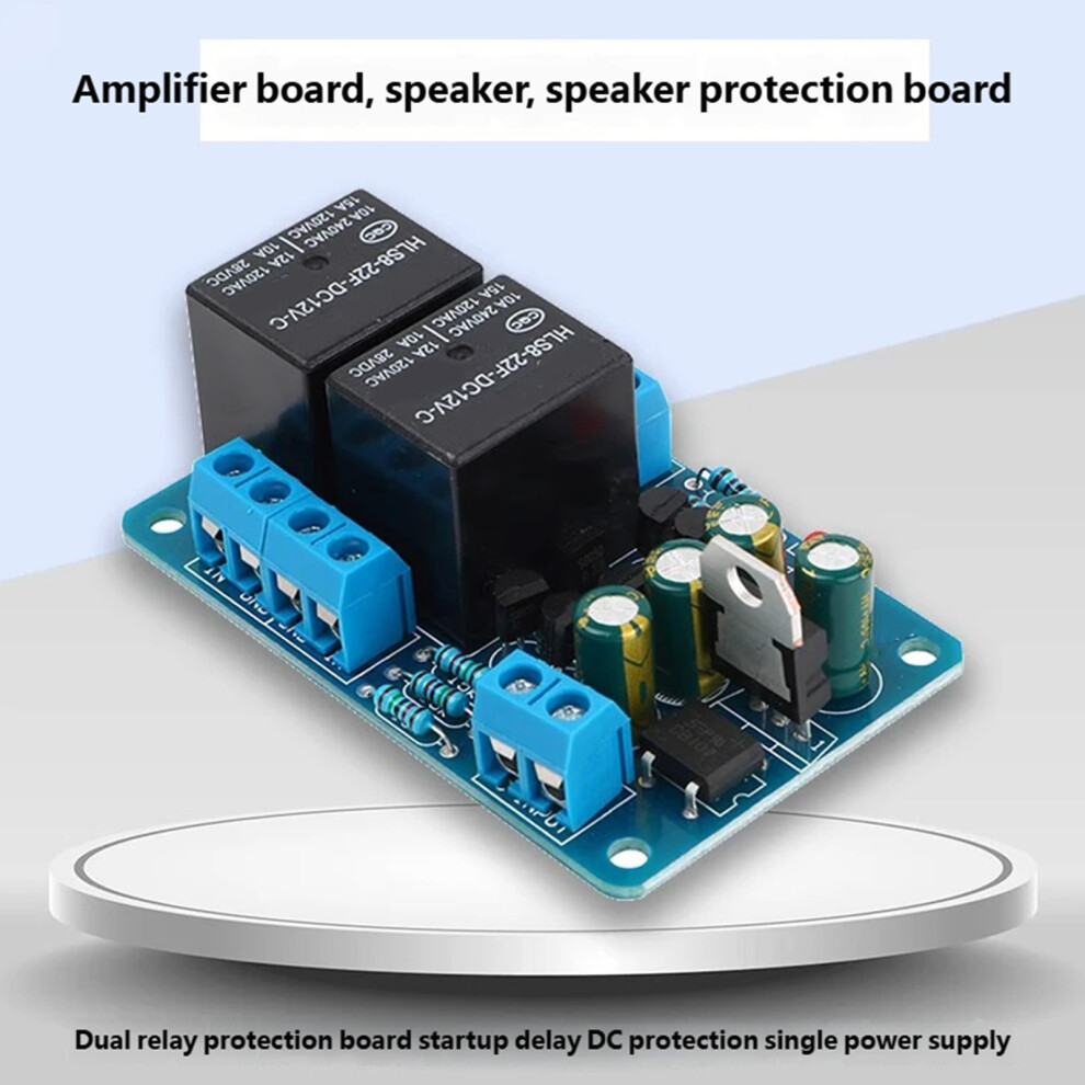 Speaker Safety Board For Amplifiers Double Relays Start Delay Protections 7695001193504