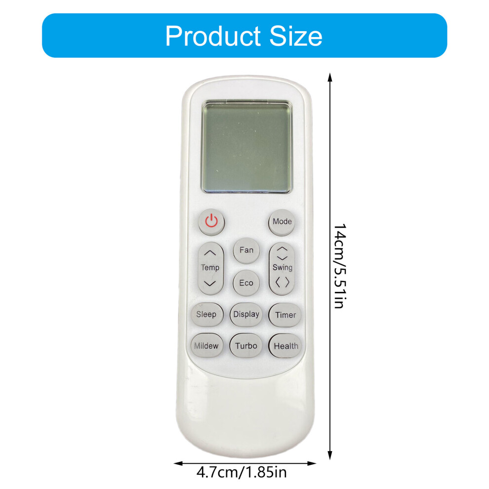 Streamlined Remote Transmitter For Onida Avex Airwell Hdls Tac18chsa Controller 7695001223416