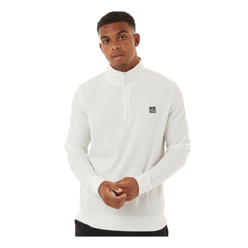 Brave Soul (Xl, ) Mens Flight Funnel Neck Sweatshirt Cream