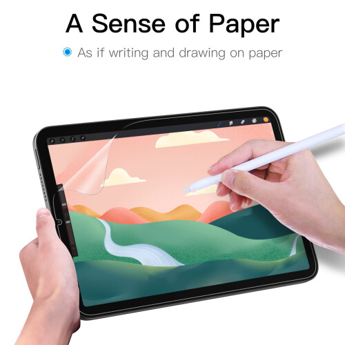 JETech Paper Matte Screen Protector for iPad mini A17 Pro/6th Gen, 1-Pack 2