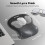 TeckNet TECKNET Mouse Mat Wrist Support, Ergonomic Mouse Mat with Slow-rebound Memory Foam, Mouse Pad with Non-slip PU Base, Waterproof Computer Mousepad for 6