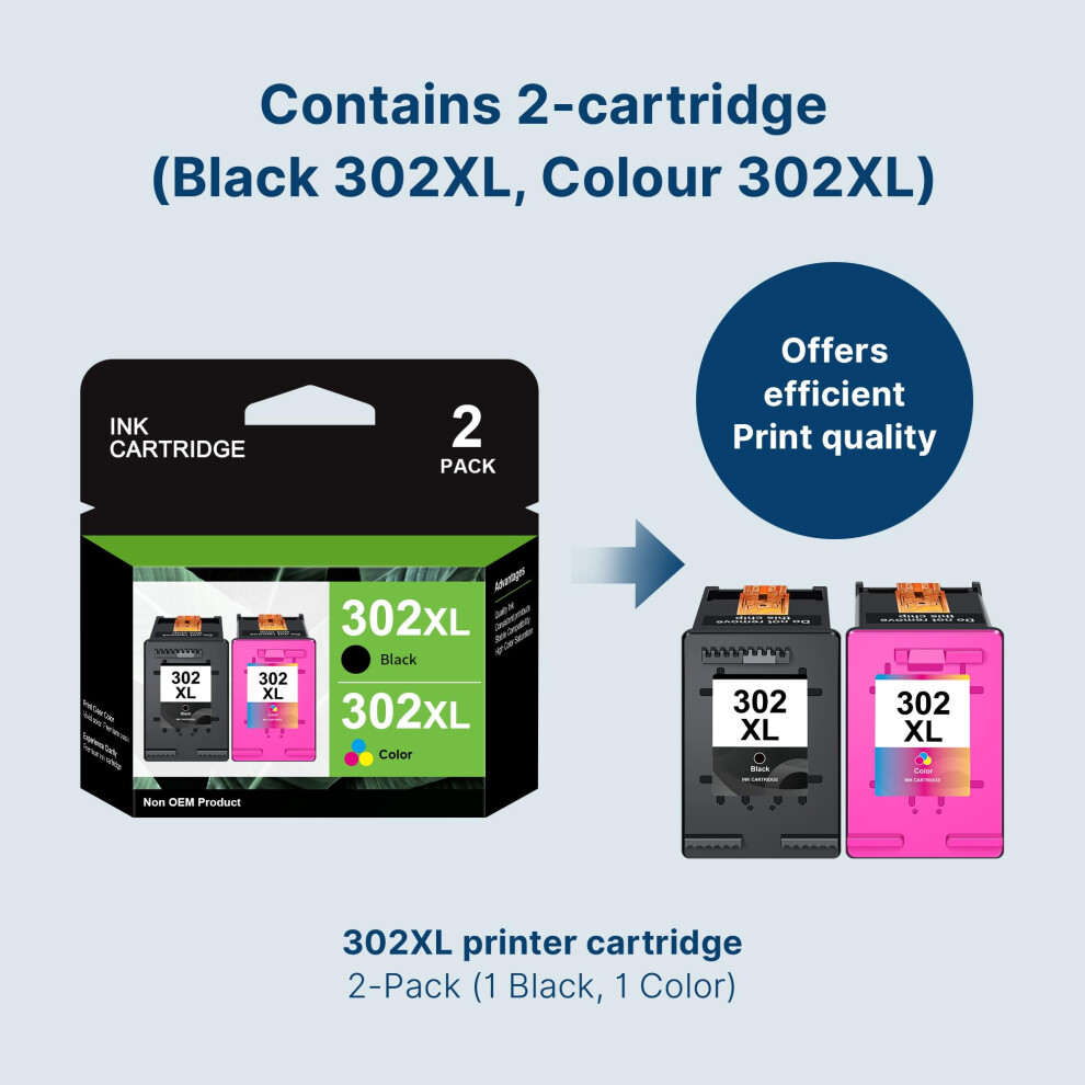 301Xl Ink Cartridges And Colour Combo Pack Remanufactured For Hp 301XL Ink Cartridges For Envy 4500 5530 5532 4502 4507 Deskjet 2540 2050 1050 Black 5002549362026