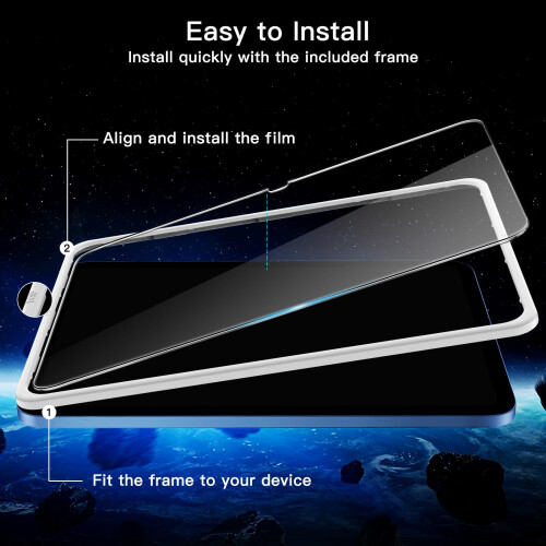 JETech Screen Protector for iPad (A16) 11th/10th Gen, 2-Pack 2
