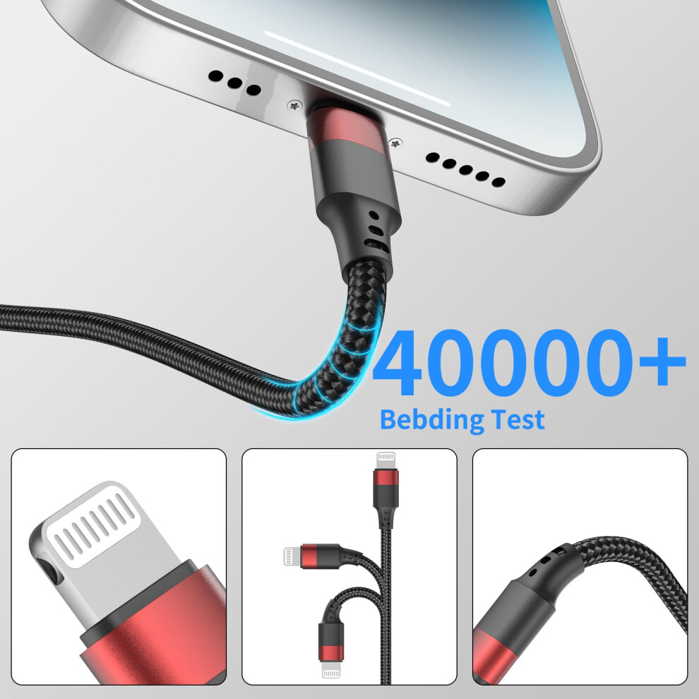 Usb C To Lightning Cable Short 20Cm, Mfi Certified 2Pack 0.2M Usb C To Iphone Charger Cable Pd Fast Charging Iphone Cable Nylon Usb C Lightning Cable 5003515941566