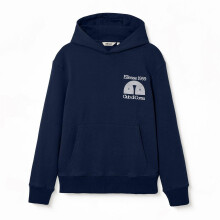 (L, Navy) Ellesse Mens Club Di Corsa Pullover Hoodie