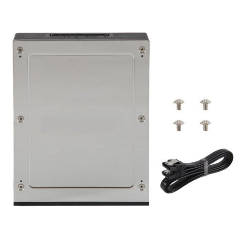 Baia de Disquete Interna de 2,5 A 3,5 Polegadas  III Rack Móvel Sem Bandeja de 6 Gbps para Painel Traseiro de Disco Rígido SSD de 2,5 Polegadas 1