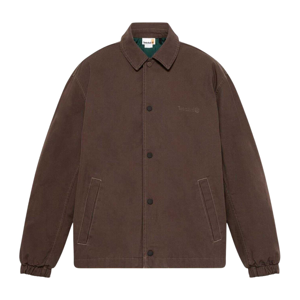 Timberland (Xl, Chocolate ) Mens Coach Overshirt Brown