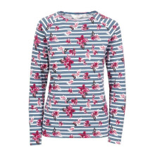 (10 UK, White) Trespass Womens/Ladies Floral Stripe Yarn Dyed Top