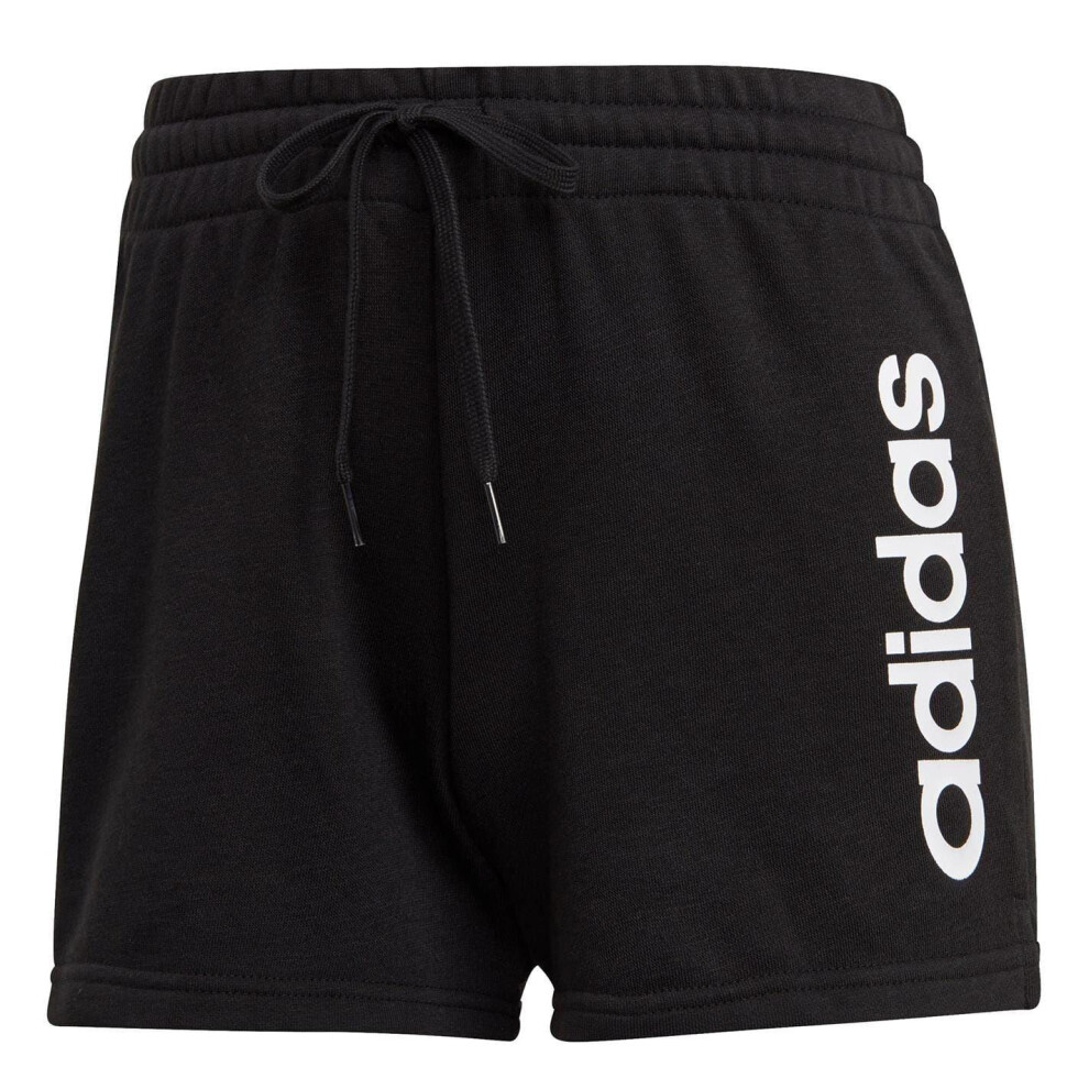 Adidas Womens/Ladies Cotton Logo Slim Shorts