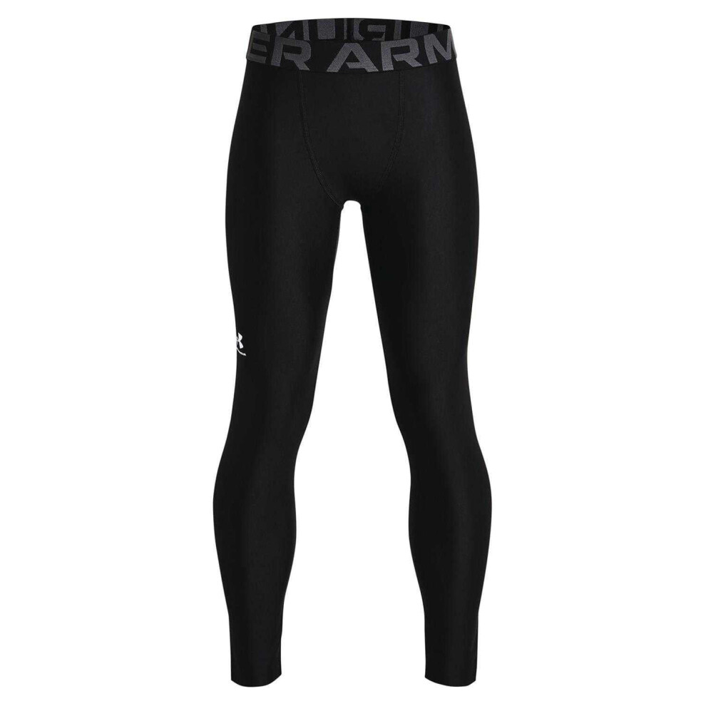 Under Armour (9-10 Years, Black) Boys Heatgear Leggings