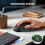 TeckNet TECKNET Bluetooth Mouse (BT5.0/3.0 and 2.4G), Multi-Device Wireless Mouse, 4800 DPI Rechargeable Silent Mice, Computer Mouse with Thumb Rest, Ergonom 2